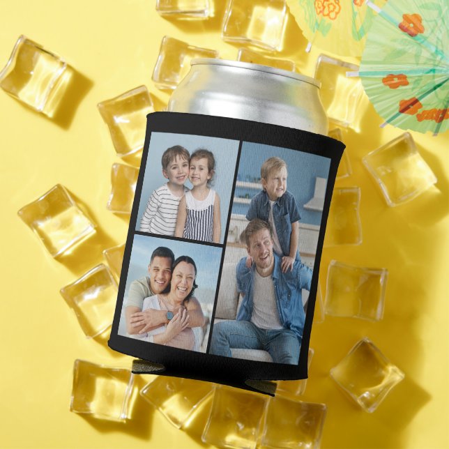 Create Your Own 3 Photo Collage Can Cooler (In Situ Summer)