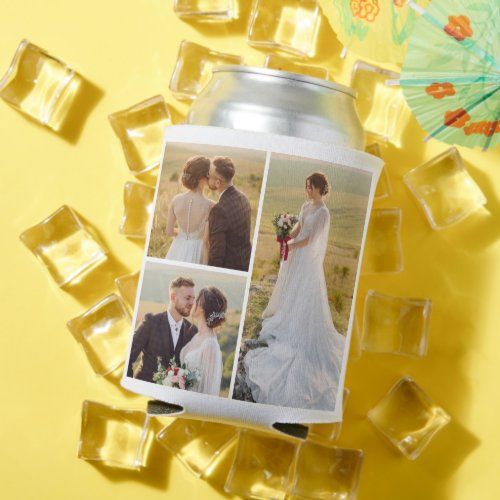 Create Your Own 3 Photo Collage Can Cooler