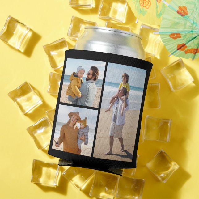Create Your Own 3 Photo Collage Can Cooler (In Situ Summer)