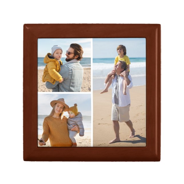 Create Your Own 3 Photo Collage Gift Box (Front)
