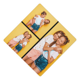 Create Your Own 3 Photo Collage  Graduation Cap Topper