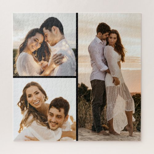 Create Your Own 3 Photo Collage Jigsaw Puzzle
