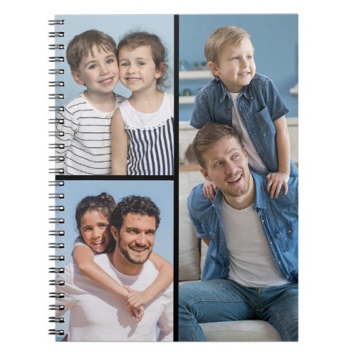 Create Your Own 3 Photo Collage Notebook