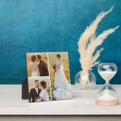 Create Your Own 3 Photo Collage Plaque