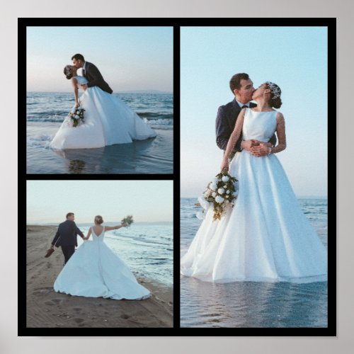 Create Your Own 3 Photo Collage Poster