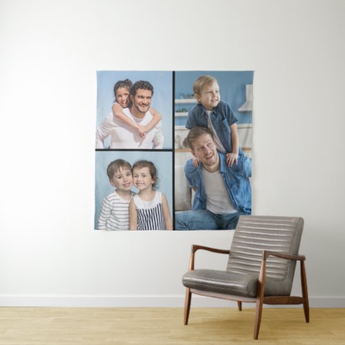 Create Your Own 3 Photo Collage Tapestry