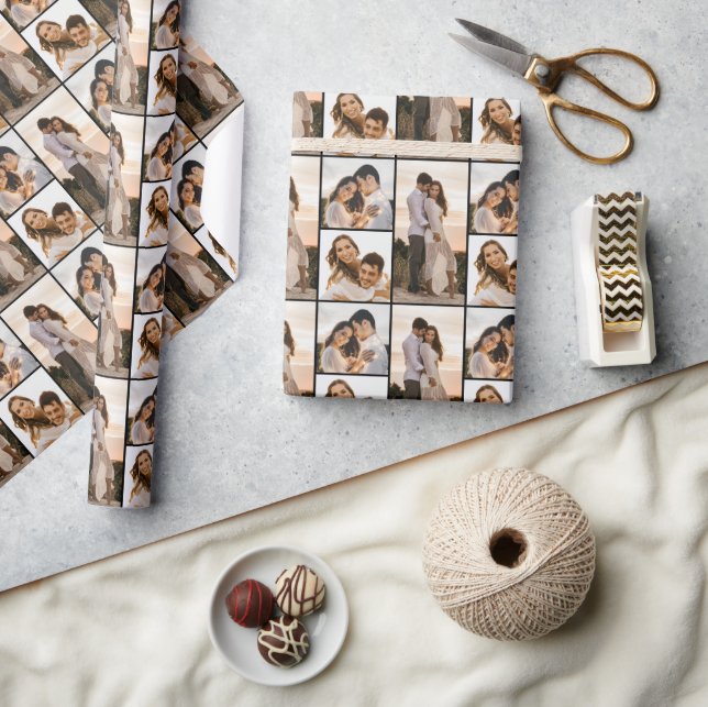 Create Your Own 3 Photo Collage Wrapping Paper (Crafts)