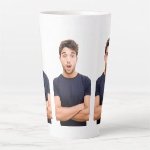 Create your Own 3 Photo Custom Picture Latte Mug