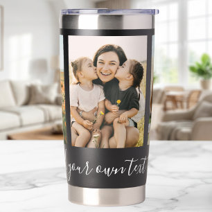 Create Your Own 3 Photo Insulated Tumbler