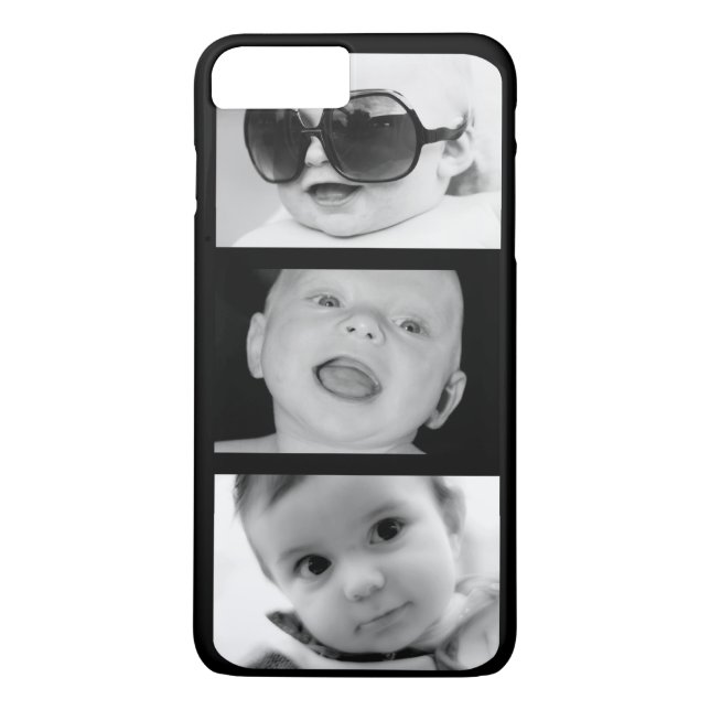 Create-Your-Own 3 Photo iPhone 7 Plus Case (Back)