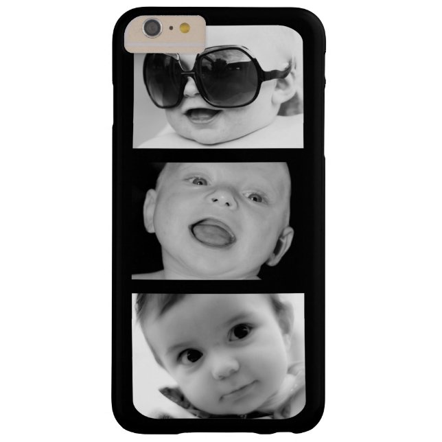 Create-Your-Own 3 Photo Upload iPhone 6 Plus Case (Back)