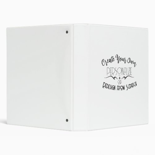 Create Your Own 3 Ring Binder