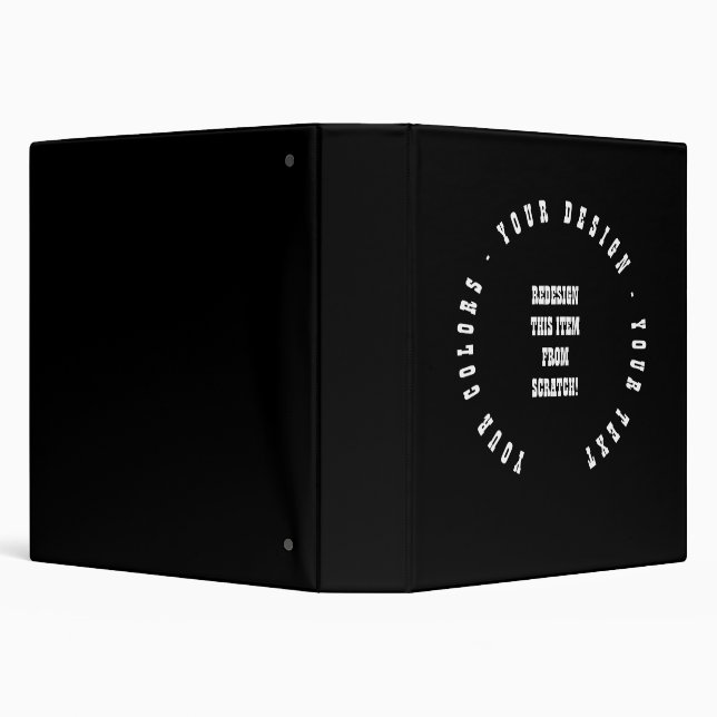 Create Your Own 3 Ring Binder (Background)