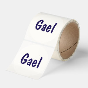 Create Your Own 3" Round Transparent Sticker Roll