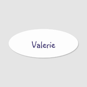 Create Your Own 3" x 1.25" Oval Name Tag