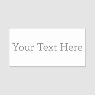 Create Your Own 3" x 1.5" Rectangle Name Tag