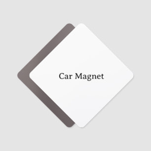 Create Your Own 3" x 3" Diamond Rounded Car Magnet