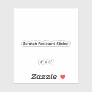 Create Your Own 3" x 3" Scratch Resistant Sticker
