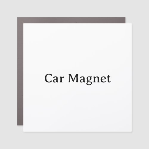 Create Your Own 3" x 3" Square Normal Car Magnet