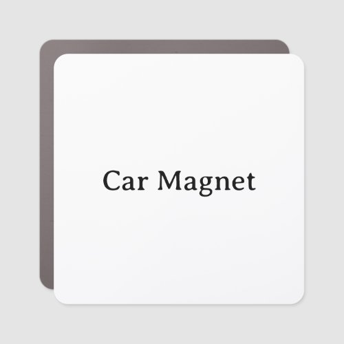 Create Your Own 3" x 3" Square Rounded Car Magnet