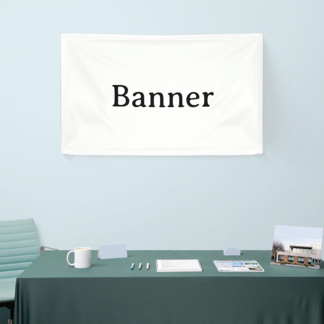 Create Your Own 3' x 5' Indoor Banner (Tradeshow)