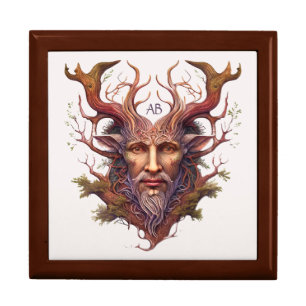 Create Your Own 3D Faux Bois Carved Wood Faun Gift Box