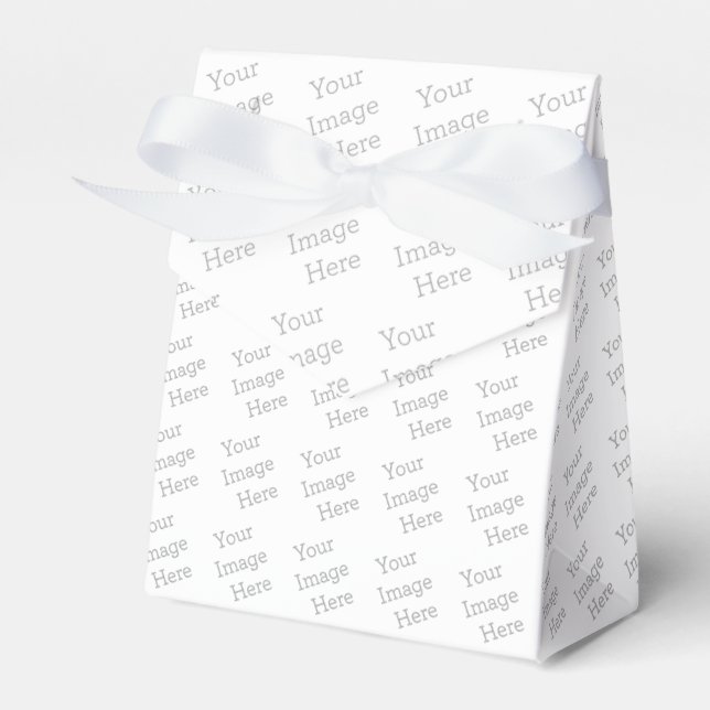 Paper Favor Box, Tent 3x1.5x3.25  (Front Side)