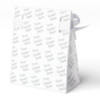 Create Your Own 3x1.5x3.25 Tent Ribbon Favor Box
