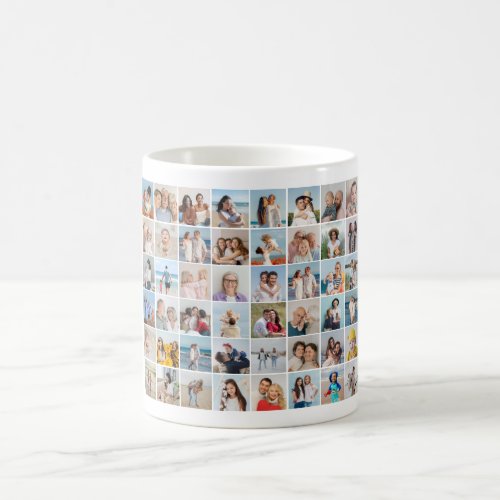 Create Your Own 48 Photo Collage Coffee Mug