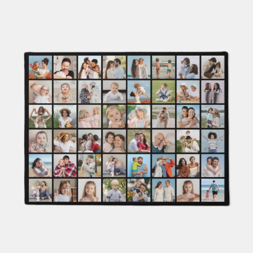 Create Your Own 48 Photo Collage Doormat