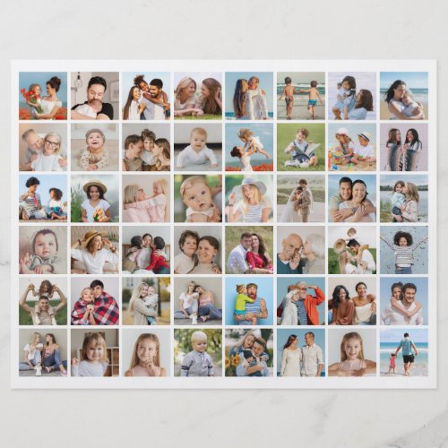 Create Your Own 48 Photo Collage Flyer