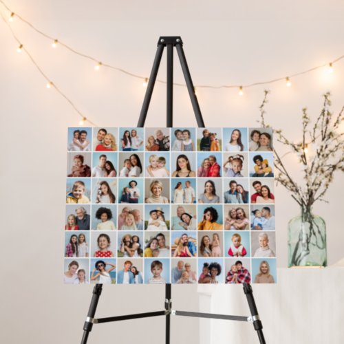 Create Your Own 48 Photo Collage Foam Board