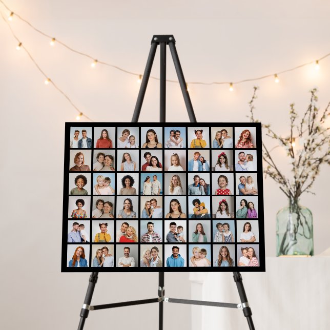 Create Your Own 48 Photo Collage  Foam Board (In Situ (Stand))