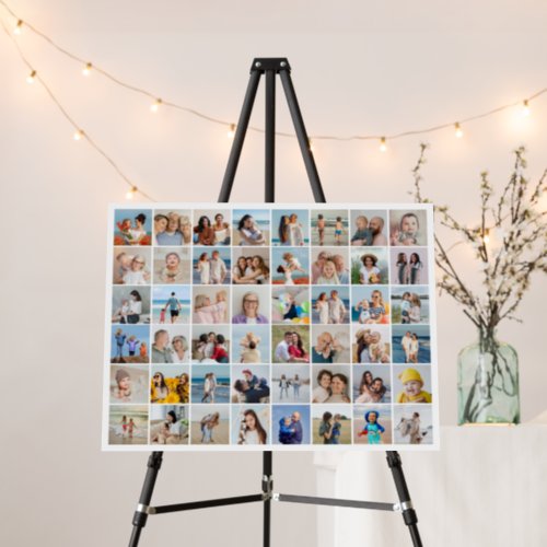 Create Your Own 48 Photo Collage Foam Board