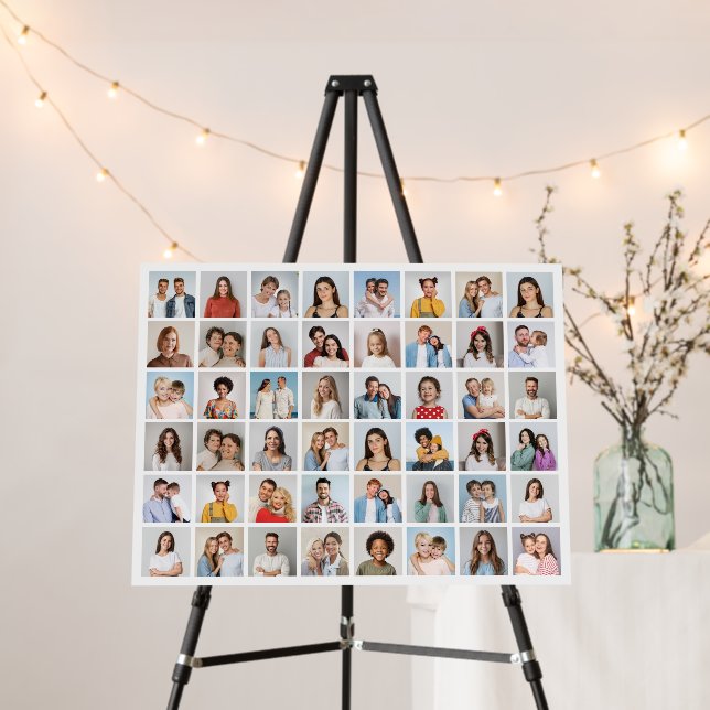 Create Your Own 48 Photo Collage  Foam Board (In Situ (Stand))