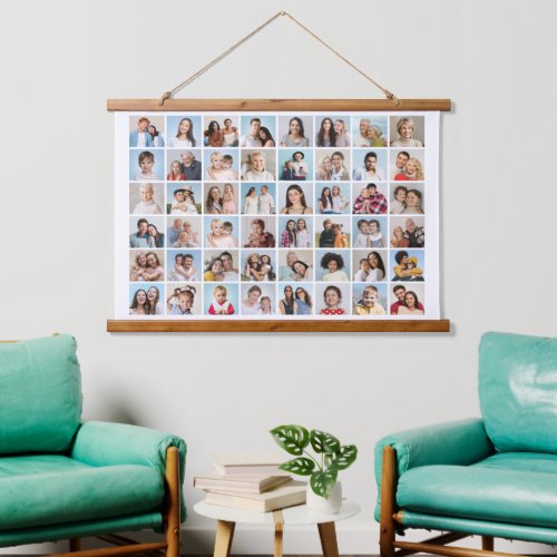 Create Your Own 48 Photo Collage Hanging Tapestry
