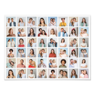 Create Your Own 48 Photo Collage Photo Enlargement Print
