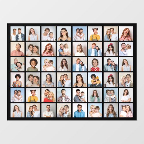 Create Your Own 48 Photo Collage  Wall Decal