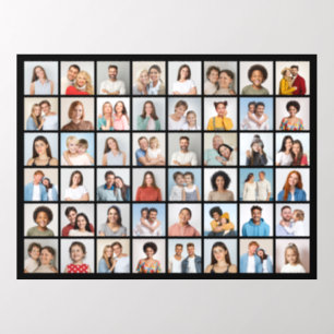 Create Your Own 48 Photo Collage Wall Decal