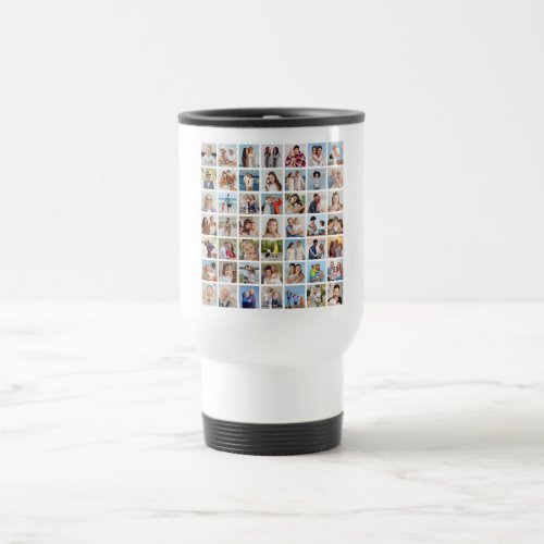Create Your Own 49 Photo Collage  Travel Mug