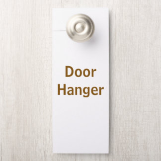 Create Your Own 4.25" x 11" Door Hanger