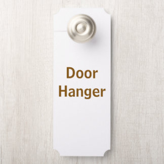 Create Your Own 4.25" x 11" Door Hanger