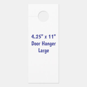 Create Your Own 4.25" x 11" Door Hanger Large