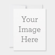 Create Your Own 4.25" x 5.5"Card With Envelope Holiday Card