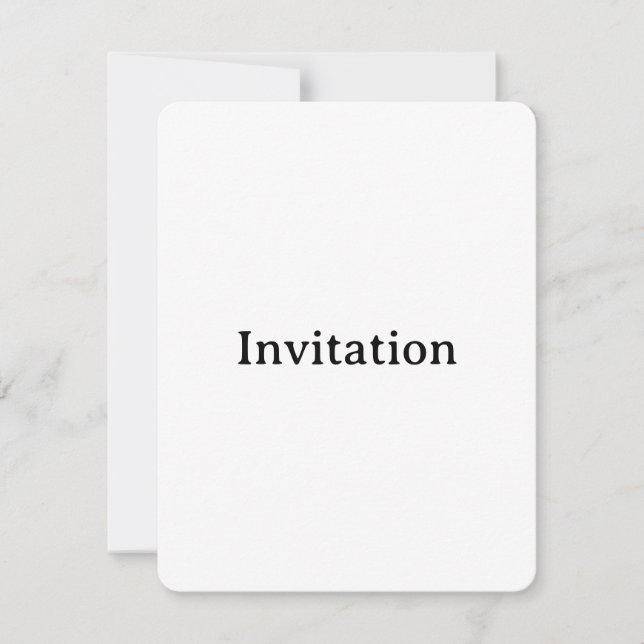 Create Your Own 4.25" x 5.5" Rounded Invitation (Front)