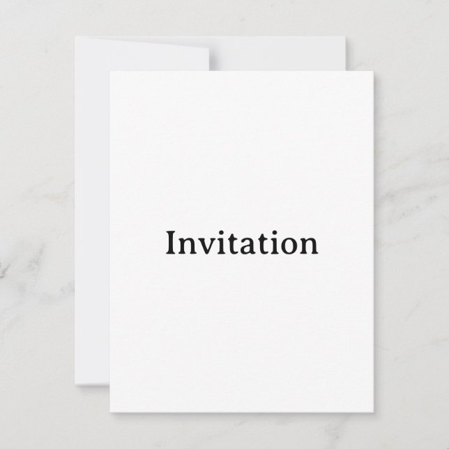 Create Your Own 4.25" x 5.5" Squared Invitation (Front)