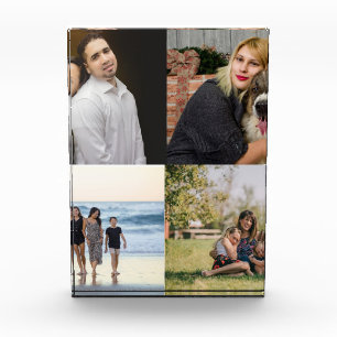 Create Your Own 4 Family Photo Collage  Block