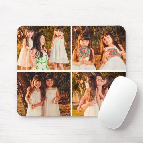 Create Your Own 4 Family Photo Mousepad