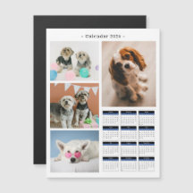 Create Your Own 4 Pet Photo Collage 2025 Calendar