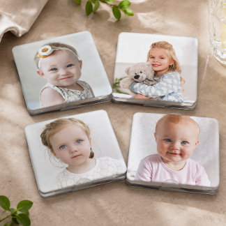Create Your Own 4 Photo Coaster Set